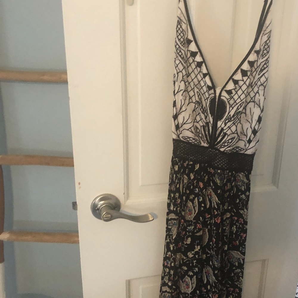 Bohemian Embroidered Midi Dress